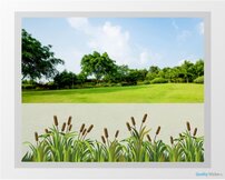 Statische raamfolie geprint