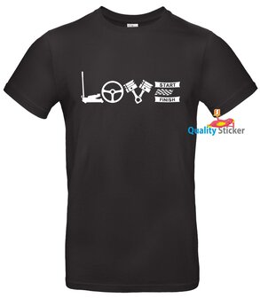 LOVE autocross heren t-shirt en polo