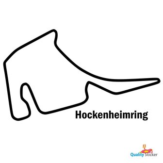 Race circuit Duitsland - Hockenheim muursticker