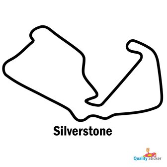 Race circuit Engeland - Silverstone muursticker