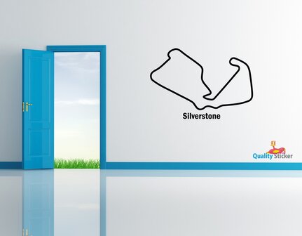 Race circuit Engeland - Silverstone muursticker