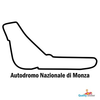 Race circuit Italie - Autodromo Nazionale di Monza muursticker