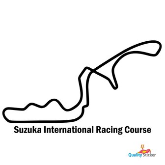 Race circuit Japan - Suzuka International Racing Course muursticker