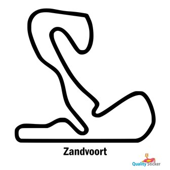 Race circuit Nederland - Zandvoort muursticker