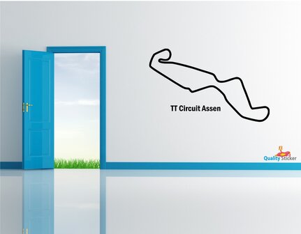 Race circuit Nederland - TT Circuit Assen muursticker
