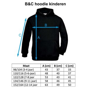 Ik steun de boeren kinderhoodie (unisex). Maat 98 t/m 164