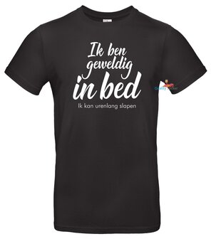 Ik ben geweldig in bed t-shirt