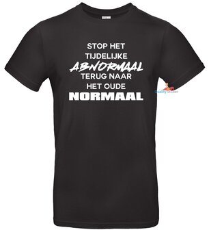 Stop het tijdelijke abnormaal T-shirt