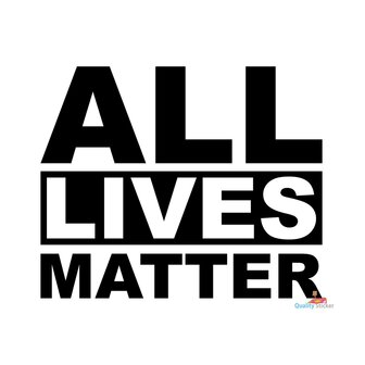 All lives matter sticker
