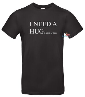I need a hug e glass of beer