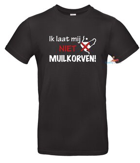 Ik laat me niet muilkorven T-shirt