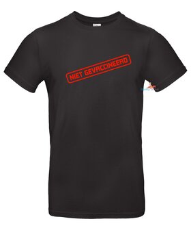 Niet gevaccineerd (1) t-shirt