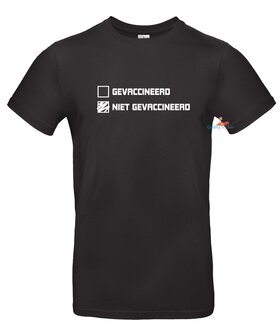 Niet gevaccineerd (2) t-shirt