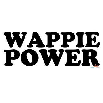 Wappie power sticker