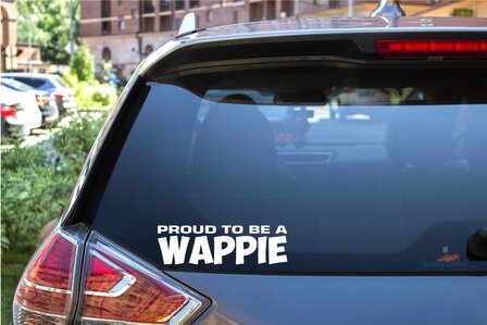 Proud to be a wappie sticker