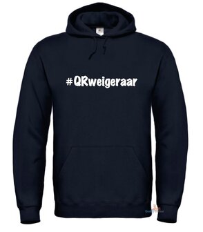 #QRweigeraar hoodie