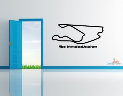 Race circuit USA - Miami International Autodrome muursticker