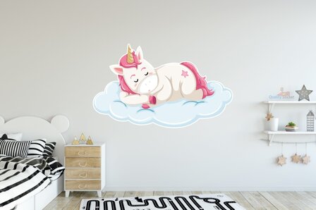 Unicorn slaapt op wolk forex