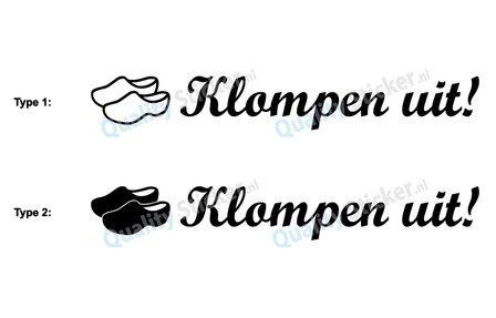 Klompen uit types