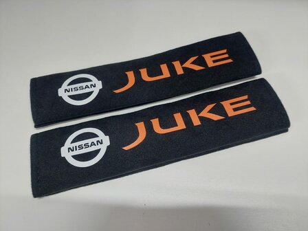 Nissan Juke gordelhoezen oranje