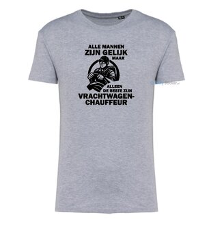 Alle mannen zijn gelijk - vrachtwagenchauffeur grijs