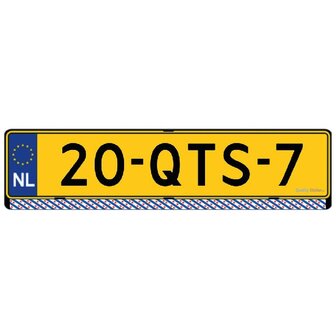 Vlag Friesland kentekensticker