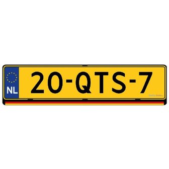 Vlag Duitsland kentekensticker