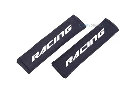 Racing gordelhoezen wit