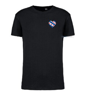 Hart voor Friesland T-shirt zwart