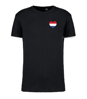 Hart voor Nederland T-shirt zwart