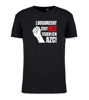 Loosdrecht zegt NEE tegen een AZC! T-shirt zwart