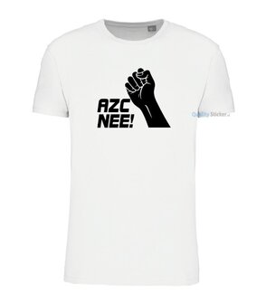 AZC NEE! T-shirt wit