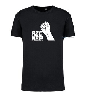 AZC NEE! T-shirt zwart