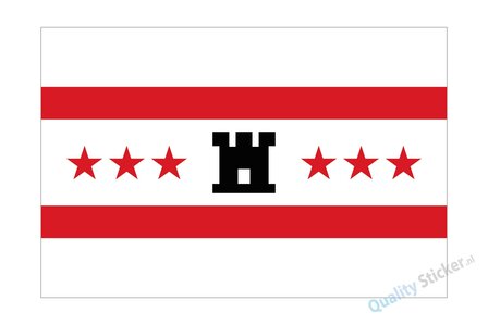 Drentse vlag sticker