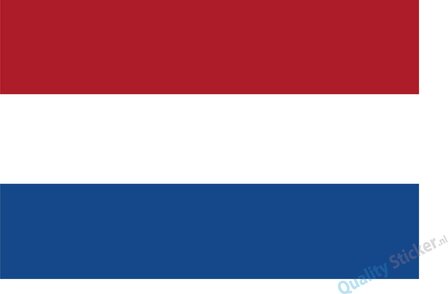 Nederlandse vlag sticker