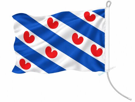 Friese Autocross Vlag | Crossvlaggetje Friesland