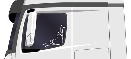 Riet zijraamstickers