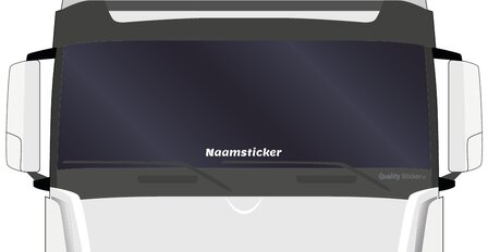 Truck naamsticker
