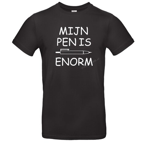 Mijn pen is enorm t-shirt