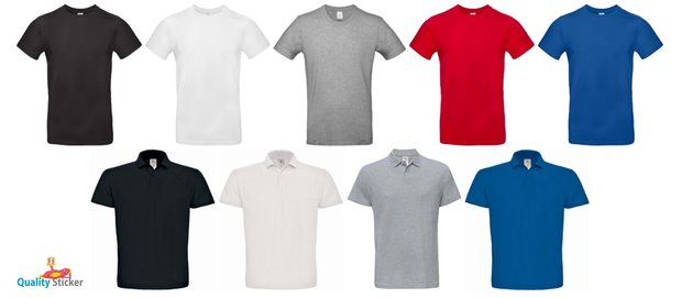 I love BBQ. Keuze uit T-shirt of Polo en div. kleuren. S t/m 5XL