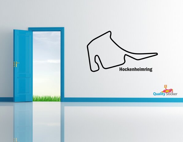 Race circuit Duitsland - Hockenheim muursticker