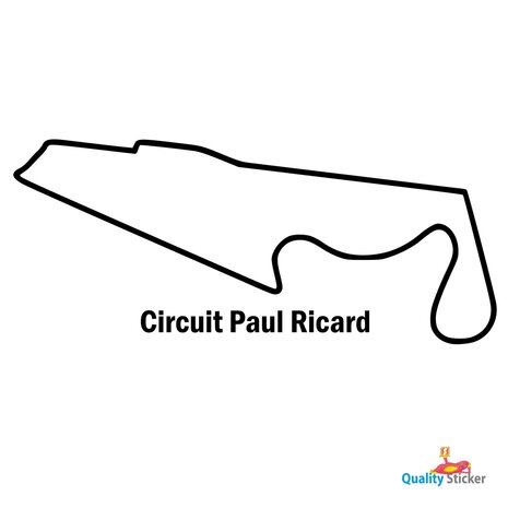 Race circuit Frankrijk - Circuit Paul Ricard muursticker