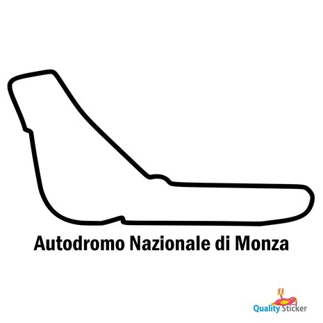Race circuit Italie - Autodromo Nazionale di Monza muursticker
