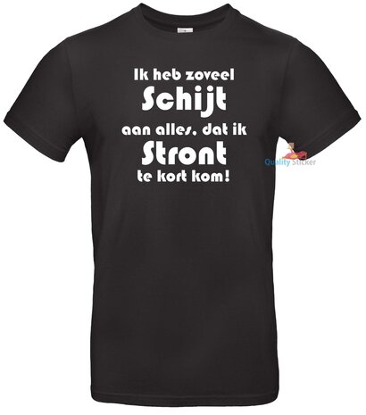 Ik heb zoveel schijt aan alles T-shirt