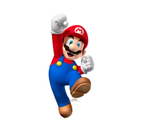Super Mario 3D muursticker