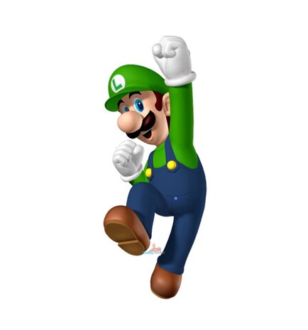 Luigi 3D muursticker
