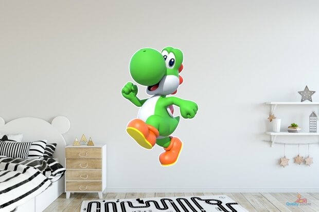 Yoshi 3D muursticker