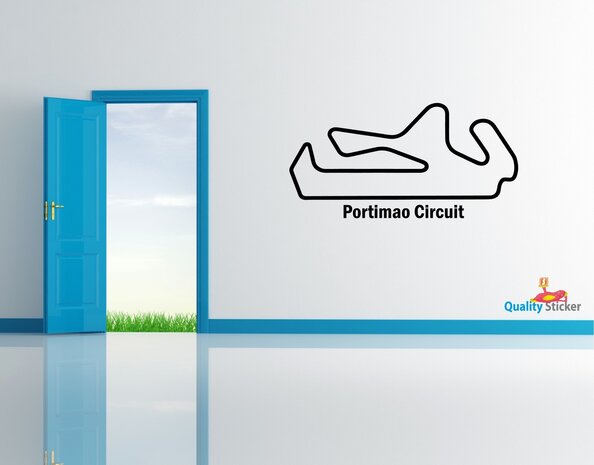 Race circuit Portugal Portimao muursticker