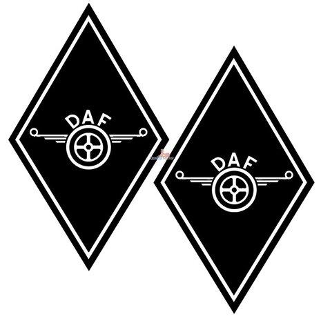 DAF hoekschild stickers (2)