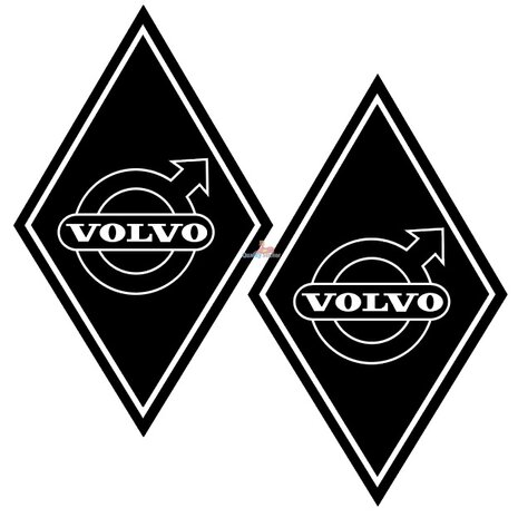 Volvo hoekschilden stickers